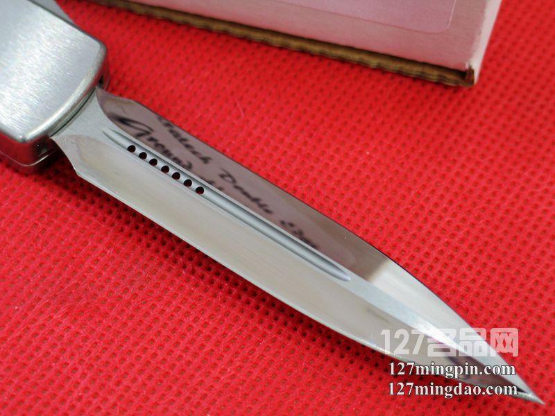 美国微技术MICROTECH OTF全钢柄镜面剑标双锋直跳