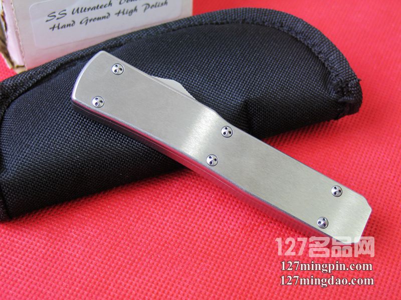 美国微技术MICROTECH OTF全钢柄镜面剑标双锋直跳