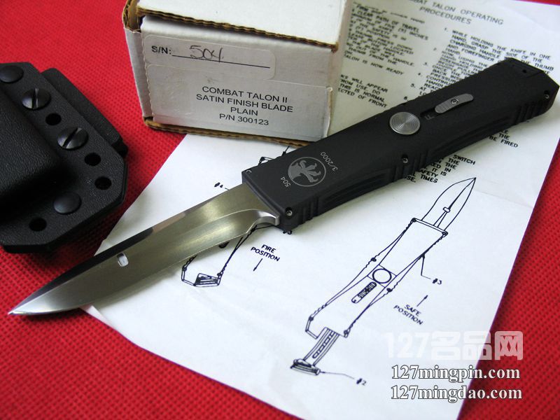 美国微技术MICROTECH Combat Talon II 2000款出埃及拉丝单锋直跳