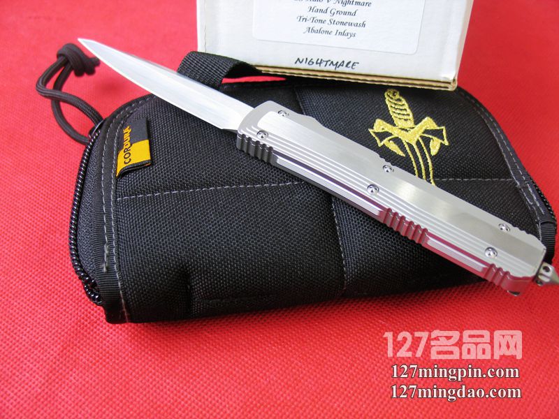 美国微技术MICROTECH OTF A.Marfione全钢柄剑标单锋直跳