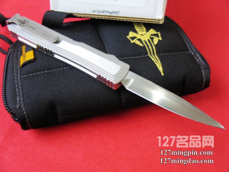 美国微技术MICROTECH OTF A.Marfione全钢柄剑标单锋直跳