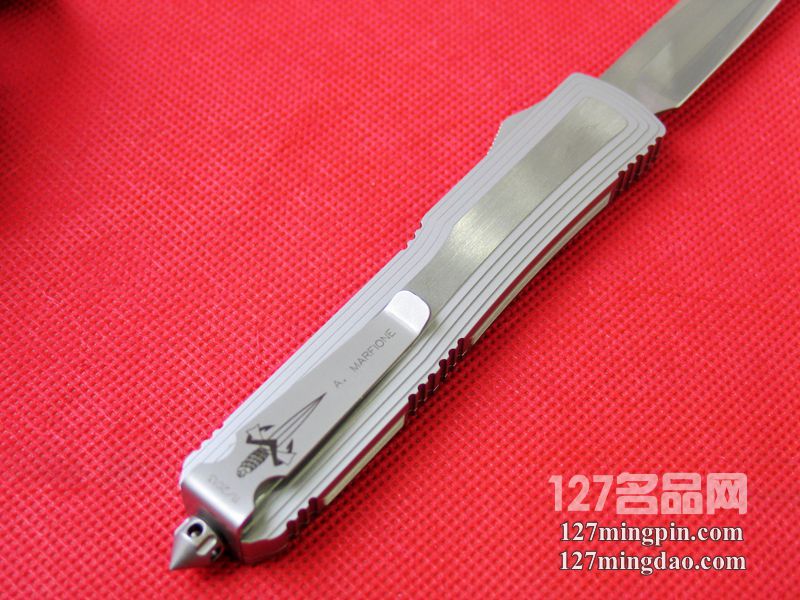 美国微技术MICROTECH OTF A.Marfione全钢柄剑标单锋直跳