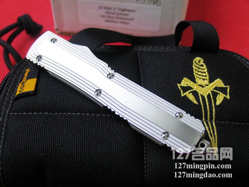 美国微技术MICROTECH OTF A.Marfione全钢柄剑标单锋直跳