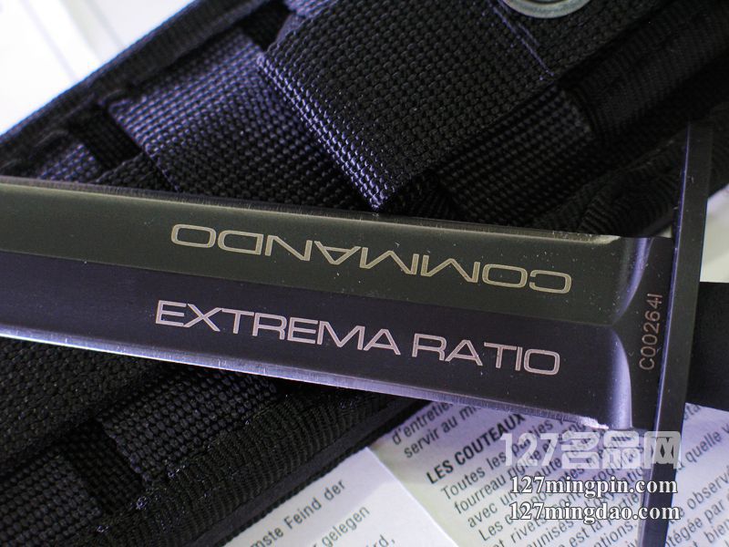 极端武力Extrema Ratio ER COMMANDO 突击队战术双刃匕首