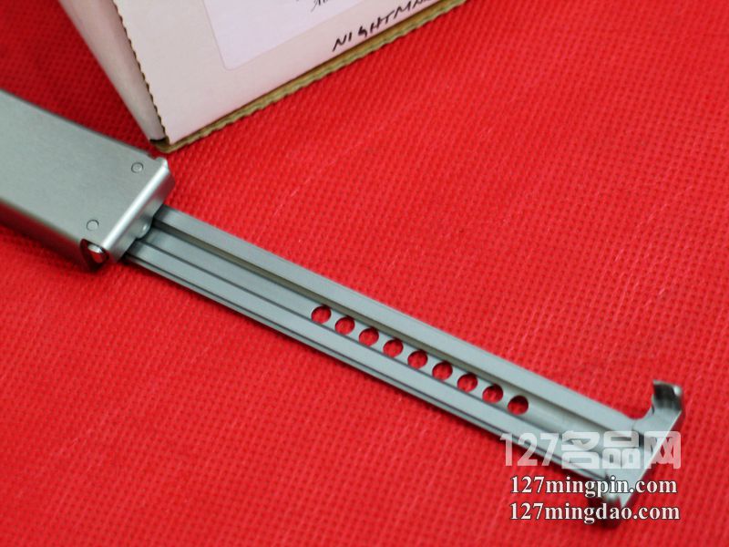 微技术MICROTECH 蓝色大马士革剑标 珍珠镶嵌定制版超强力直跳