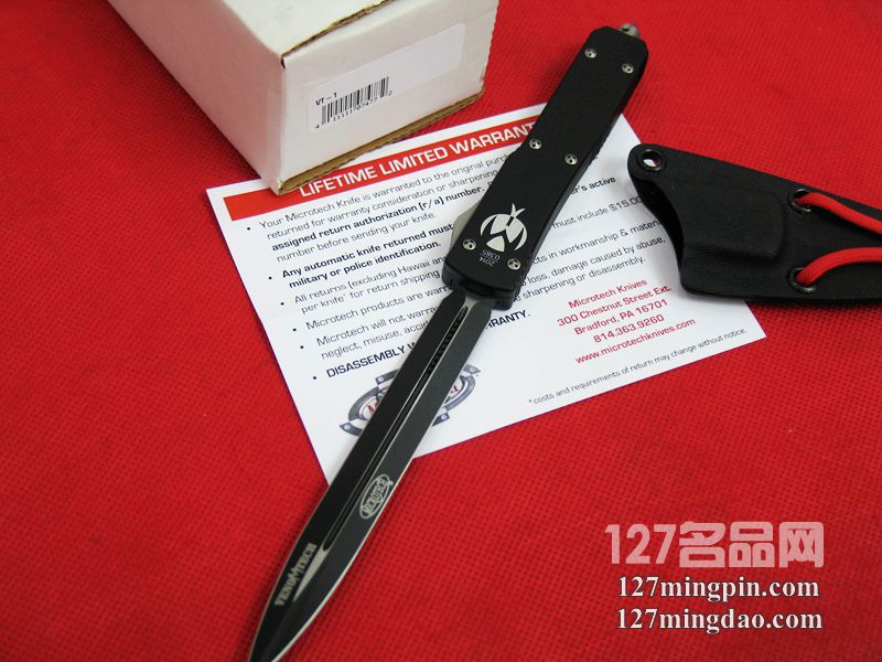 美国微技术MICROTECH VT-1 特别加长刃版直跳刀