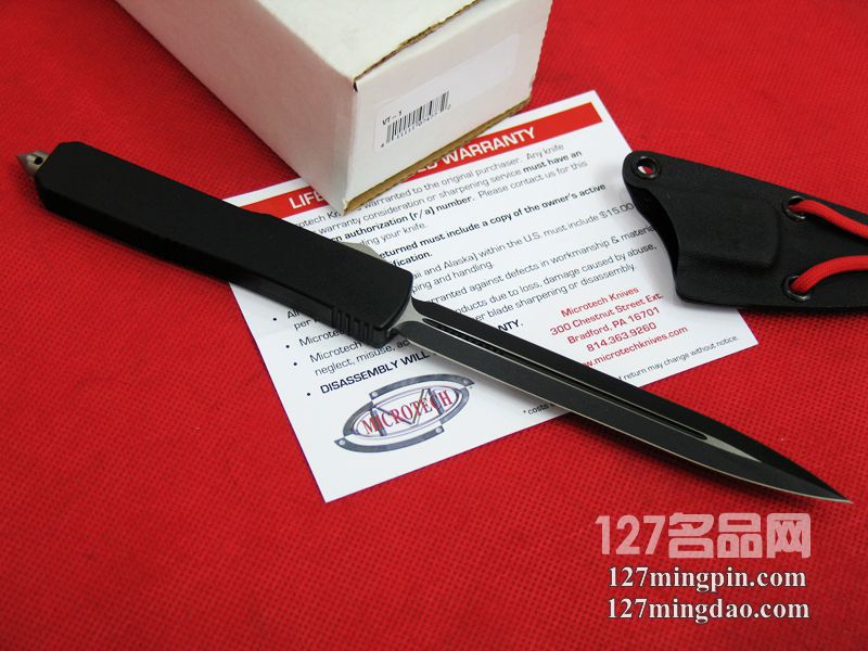 美国微技术MICROTECH VT-1 特别加长刃版直跳刀