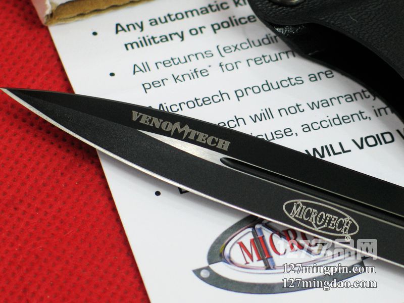 美国微技术MICROTECH VT-1 特别加长刃版直跳刀
