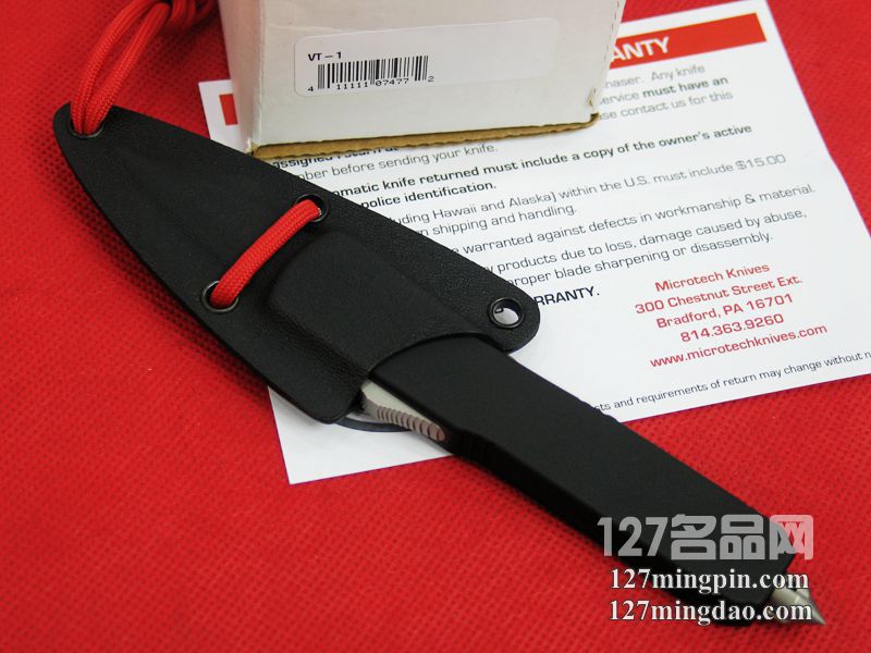 美国微技术MICROTECH VT-1 特别加长刃版直跳刀