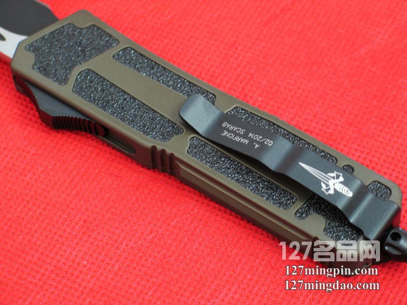 美国微技术MICROTECH Scarab甲虫 剑标 双色定制版直跳