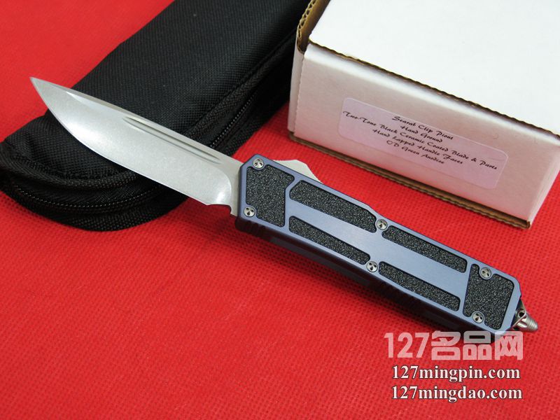 美国微技术MICROTECH Scarab甲虫 剑标 石洗定制版直跳