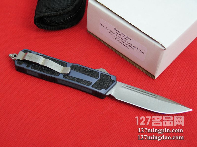 美国微技术MICROTECH Scarab甲虫 剑标 石洗定制版直跳