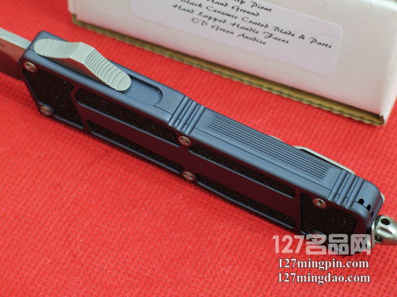 美国微技术MICROTECH Scarab甲虫 剑标 石洗定制版直跳