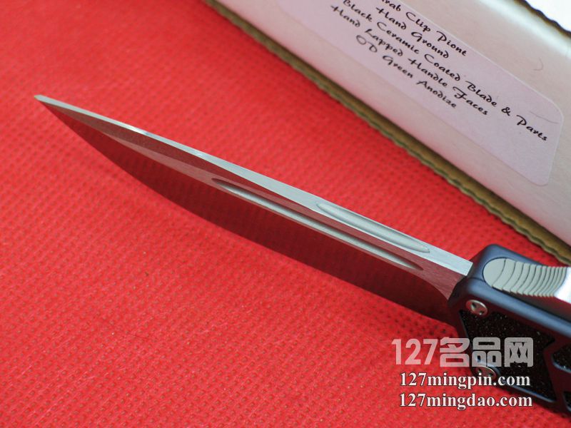 美国微技术MICROTECH Scarab甲虫 剑标 石洗定制版直跳