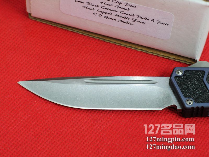 美国微技术MICROTECH Scarab甲虫 剑标 石洗定制版直跳