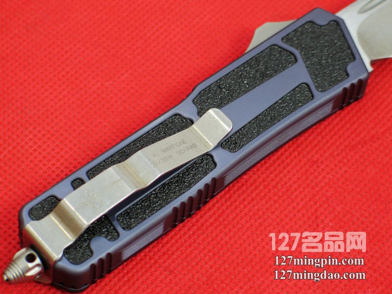 美国微技术MICROTECH Scarab甲虫 剑标 石洗定制版直跳