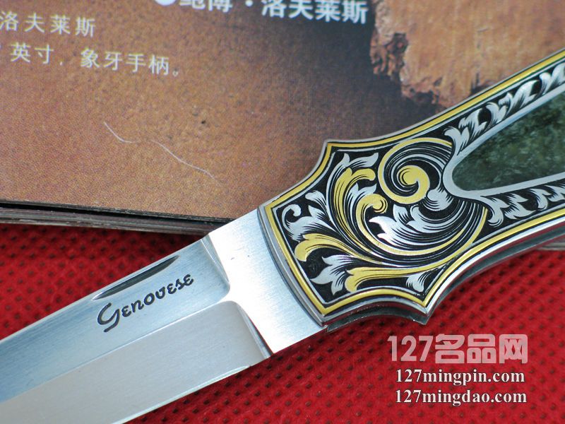 美国独立手工刀匠“女神”贵族绅士折刀