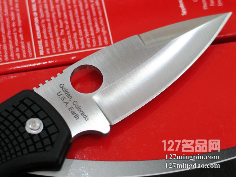 美国蜘蛛SPYDERCO  C41PBK  127名刀网