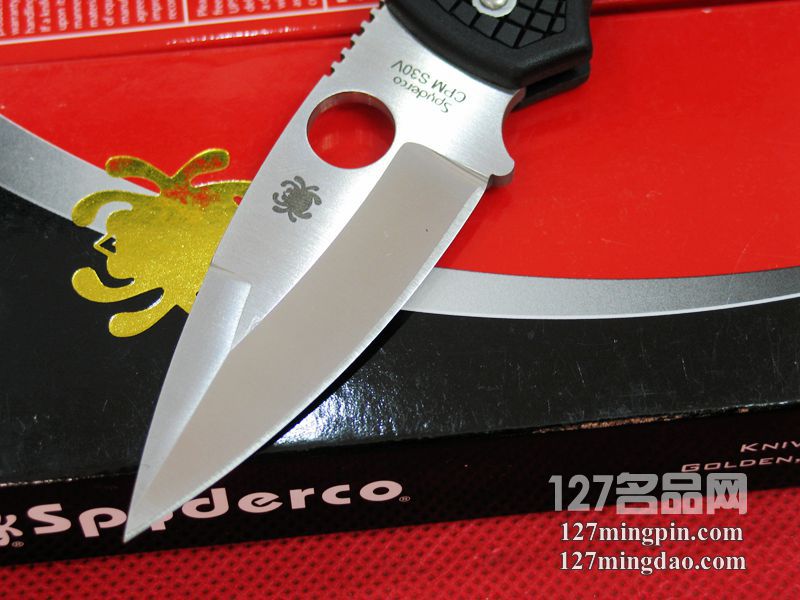 美国蜘蛛SPYDERCO  C41PBK  127名刀网