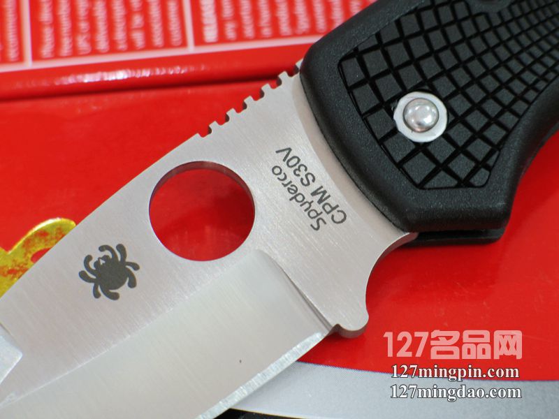 美国蜘蛛SPYDERCO  C41PBK  127名刀网