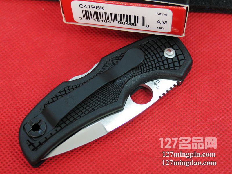 美国蜘蛛SPYDERCO  C41PBK  127名刀网