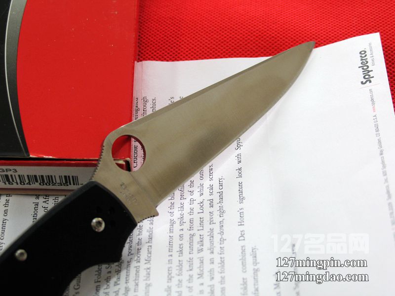 美国蜘蛛SPYDERCO C07GP3  127名刀网