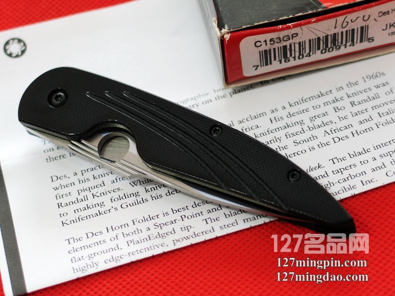 美国蜘蛛SPYDERCO C153GP  127名刀网