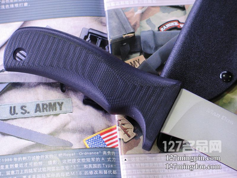 美国疯狗Mad Dog TM熊猫 蚀刻版战斗刀 