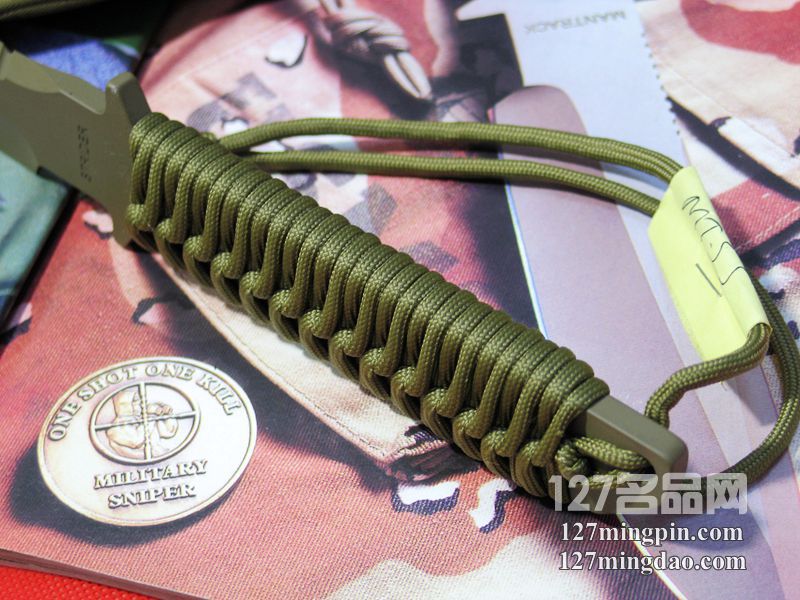 美国挺进者Strider MTSS 沙色涂层特战队专用刀