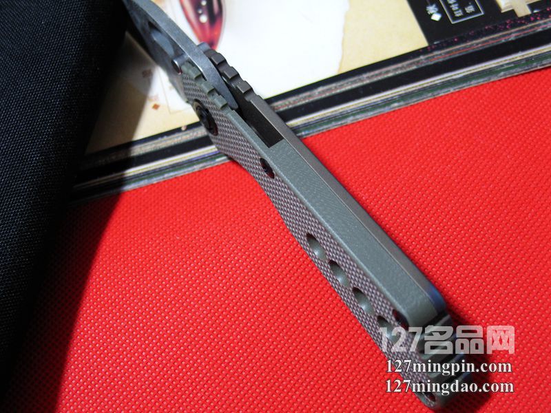 美国挺进者Strider DDC SNG大马士革手工签名版战术折刀