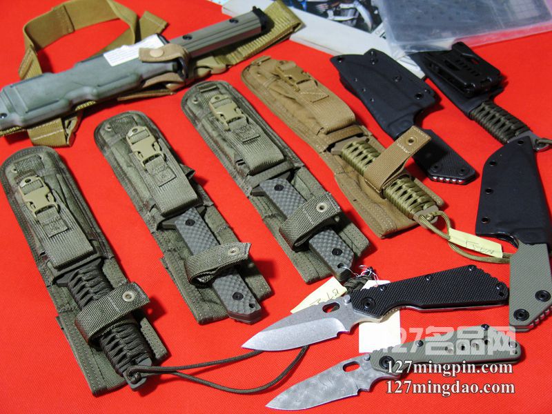 美国挺进者Strider DDC SNG大马士革手工签名版战术折刀