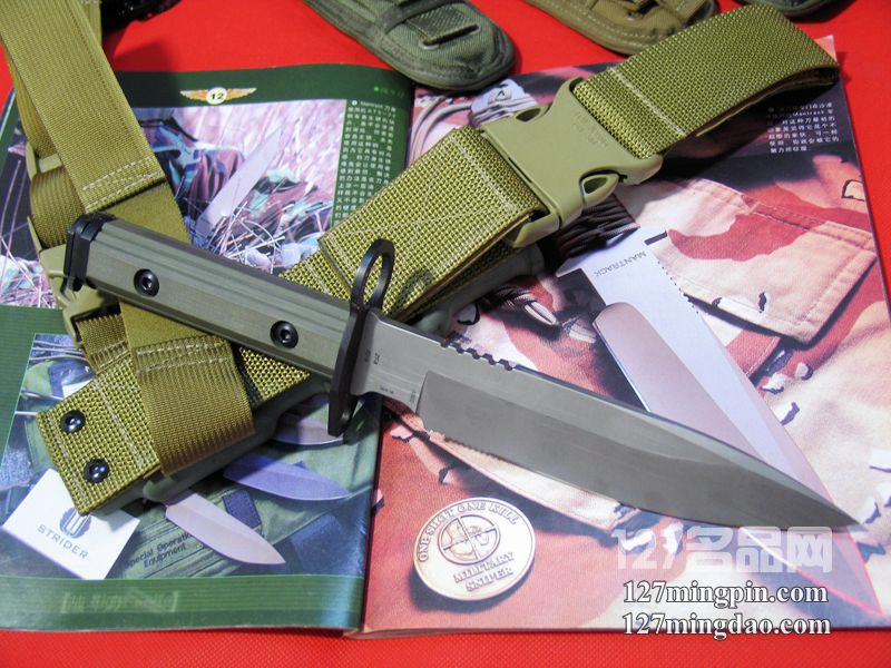 美国挺进者Strider  与ZT和作版ZT-9刺刀