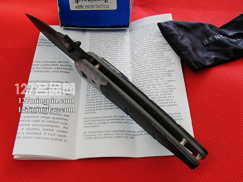美国蝴蝶Benchmade 426BK