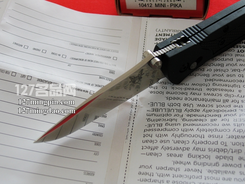 美国蝴蝶Benchmade 10412 随身折刀