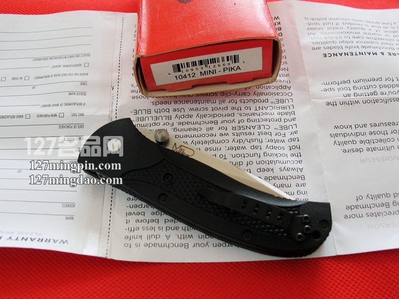 美国蝴蝶Benchmade 10412 随身折刀