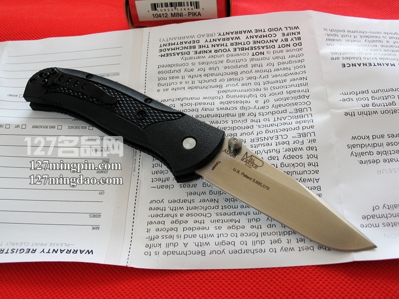 美国蝴蝶Benchmade 10412 随身折刀