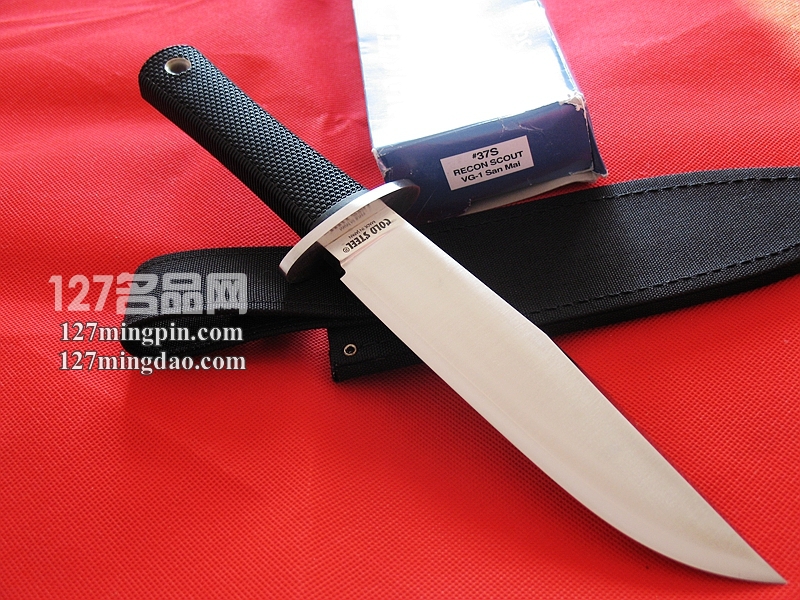 美国冷钢Cold Steel 37S 侦察兵三美钢战术直刀