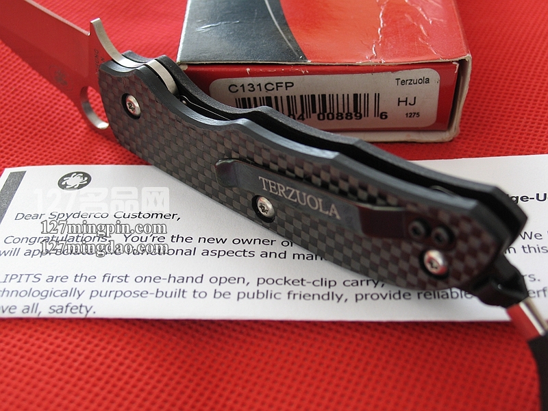 美国蜘蛛SPYDERCO  C131CFP  127名刀网