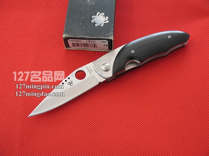 美国蜘蛛SPYDERCO C97BMP 2009年款双柄材折刀