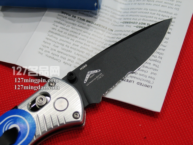 美国蝴蝶 Benchmade 586SBK M390钢助力快开刀