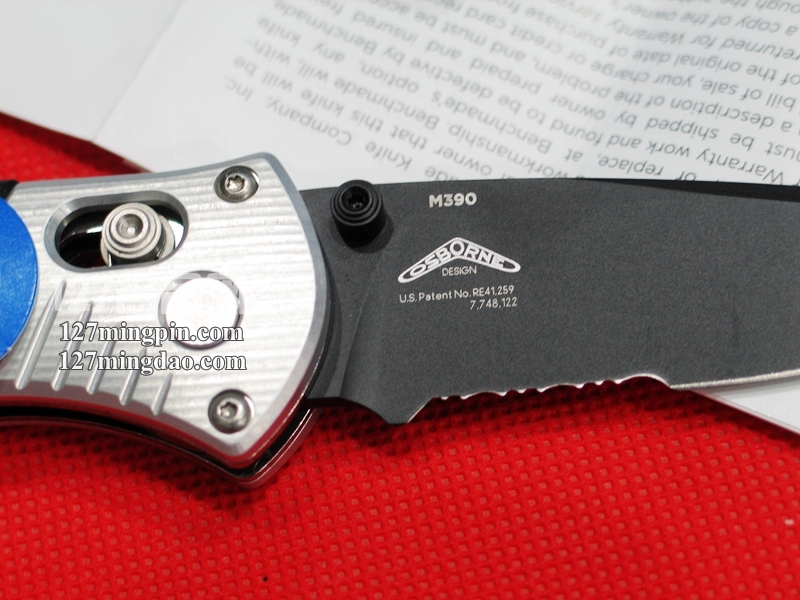 美国蝴蝶 Benchmade 586SBK M390钢助力快开刀
