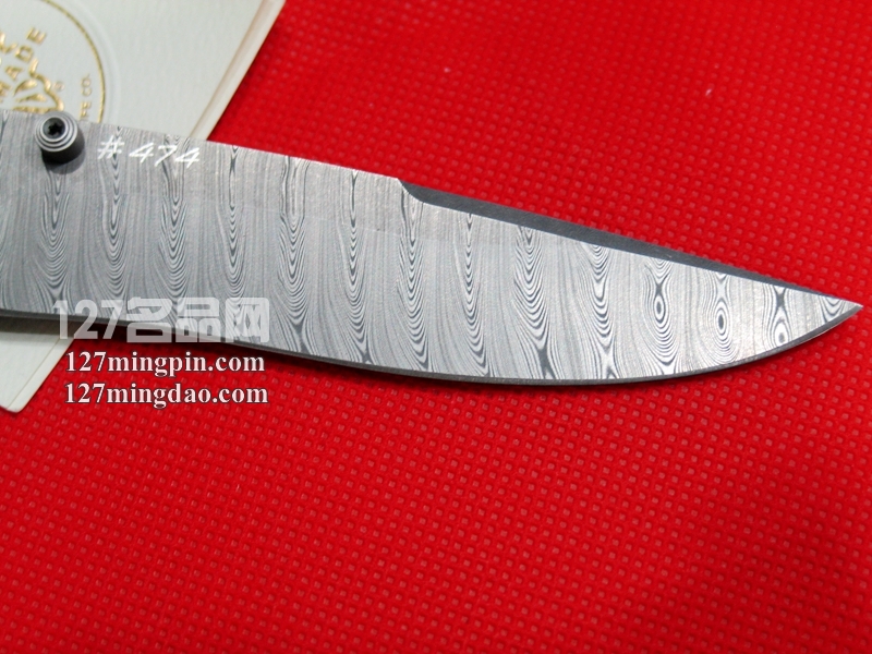 美国蝴蝶BENCHMADE 710-141大马士革 限量版碳纤维柄
