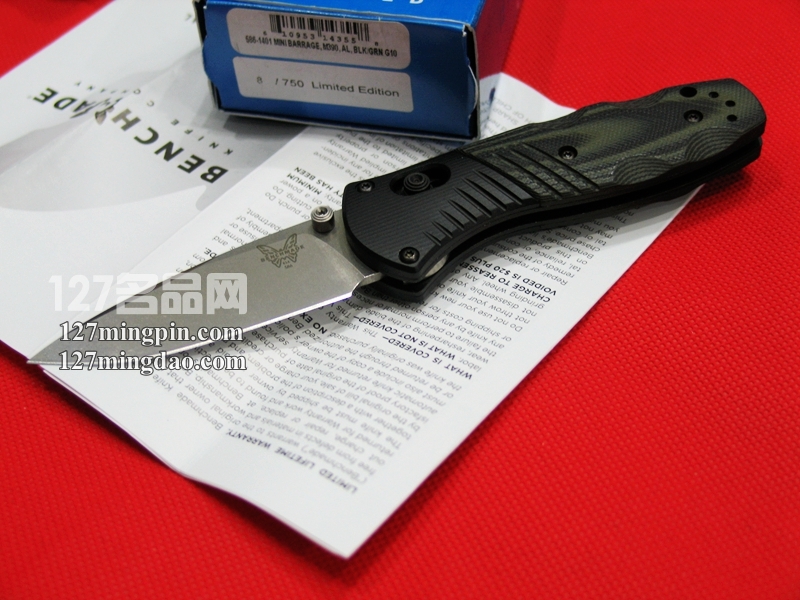 美国蝴蝶 Benchmade 586-1401特别限量版助力快开刀