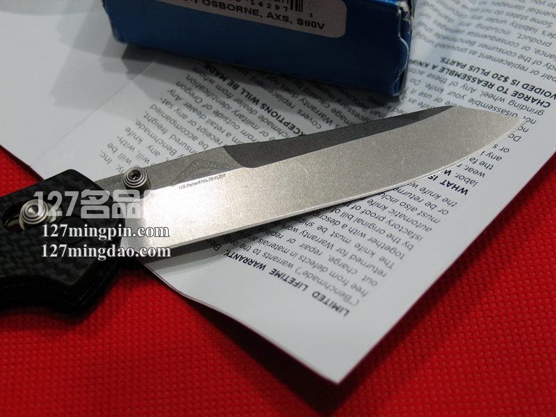 美国蝴蝶Benchmade 940-1 CPM-S90V钢碳纤维柄珍藏版