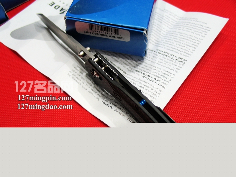 美国蝴蝶Benchmade 940-1 CPM-S90V钢碳纤维柄珍藏版