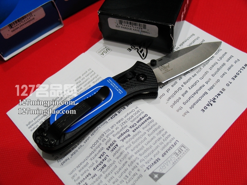 美国蝴蝶Benchmade 527石洗全刃