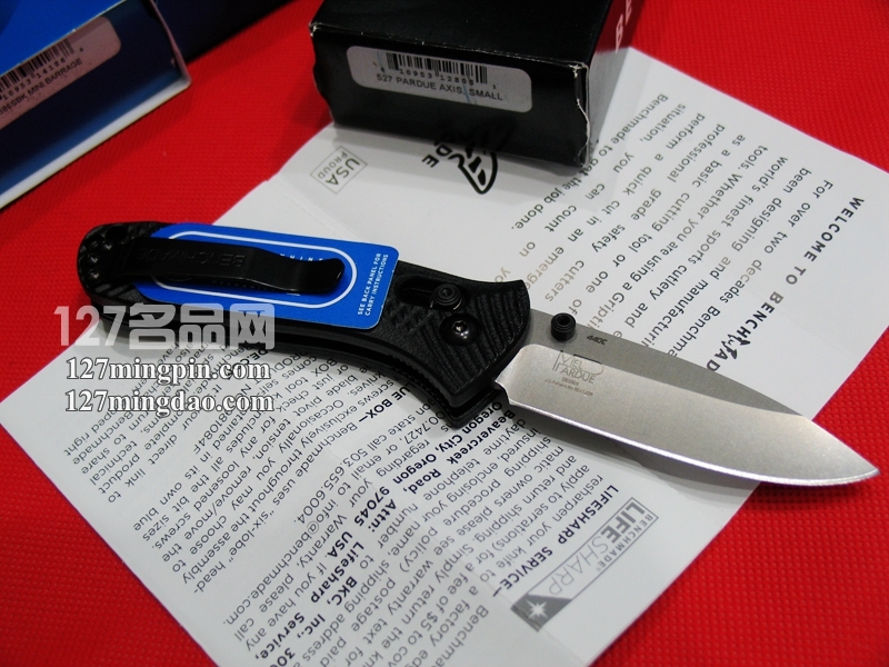 美国蝴蝶Benchmade 527石洗全刃