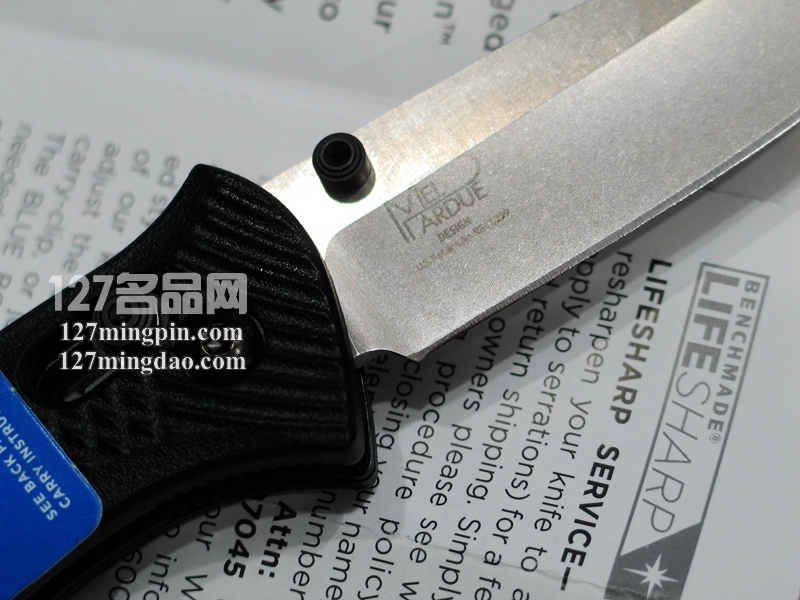 美国蝴蝶Benchmade 527石洗全刃