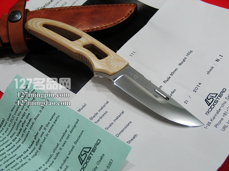 日本花田洋ROCKSTEAD KEI 敬 ZDP189钢 手工直刀