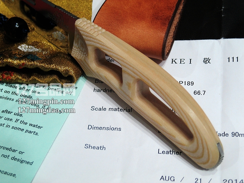 日本花田洋ROCKSTEAD KEI 敬 ZDP189钢 手工直刀